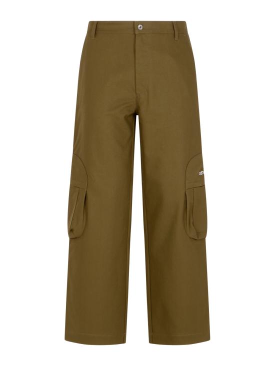 25FW 오프화이트 스트레이트 팬츠 OMCF04DF25 FAB0015801 BEECH WHIT