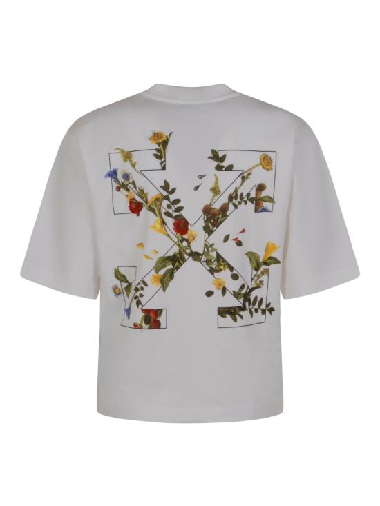 25FW 오프화이트 반팔 티셔츠 OWAA124F25 JER0010110 WHITE BLAC - OFF WHITE