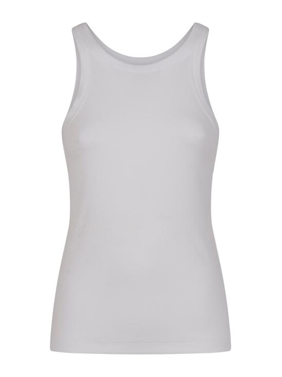 26SS 토템 민소매 티셔츠 211437 772100 WHITE - TOTEME