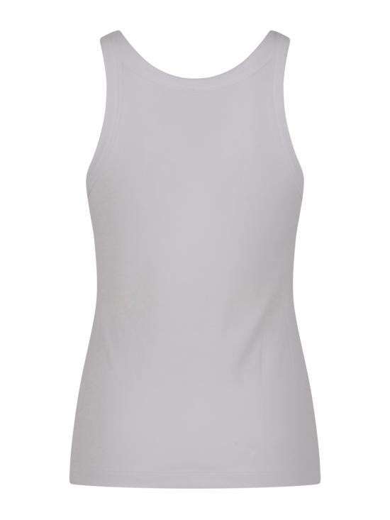 26SS 토템 민소매 티셔츠 211437 772100 WHITE - TOTEME