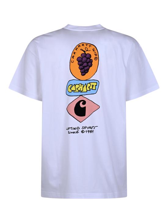 26FW 칼하트 WIP 반팔 티셔츠 I036902 02XX White - CARHARTT WIP