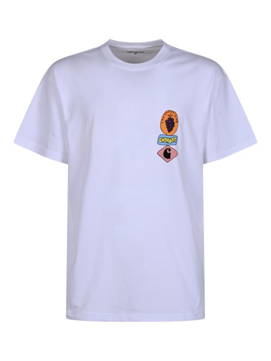 26FW 칼하트 WIP 반팔 티셔츠 I036902 02XX White - CARHARTT WIP