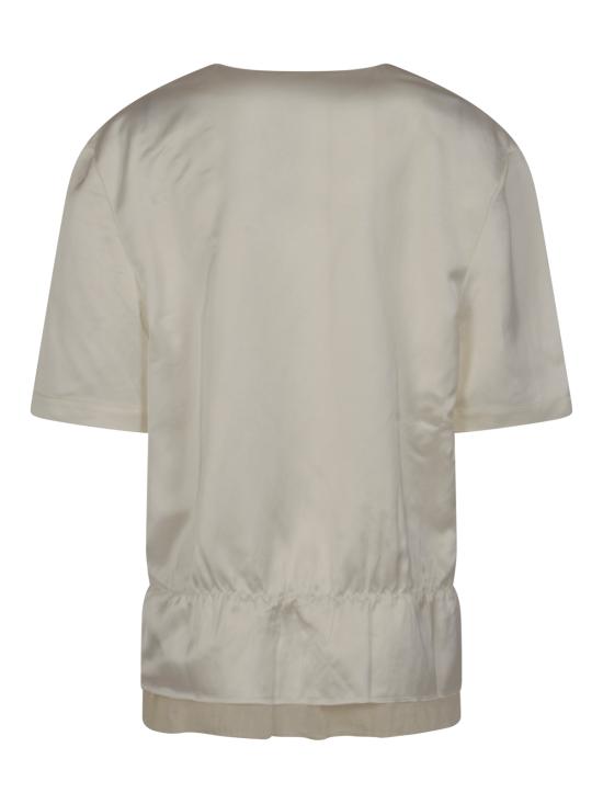 26SS 토템 반팔 티셔츠 262WRT0714 FB0623047 WHITE - TOTEME