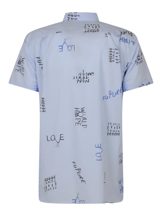 26SS 꼼데가르송 반팔 셔츠 B045 0511 BLUE CHECK - COMME DES GARCONS
