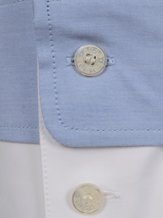 26SS 아크네 스튜디오 레이어드 버튼업 AC0790 CN2 LIGHT BLUE - ACNE STUDIOS
