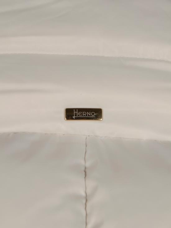 25FW 에르노 새틴 & 뉴 레이디 퍼 A셰이프 다운 자킷 PI001934D 12170Z1000 BIANCO - HERNO