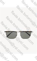 25FW 생로랑 선글라스 843043 Y99698163 SILV HAV GREY - SAINT LAURENT