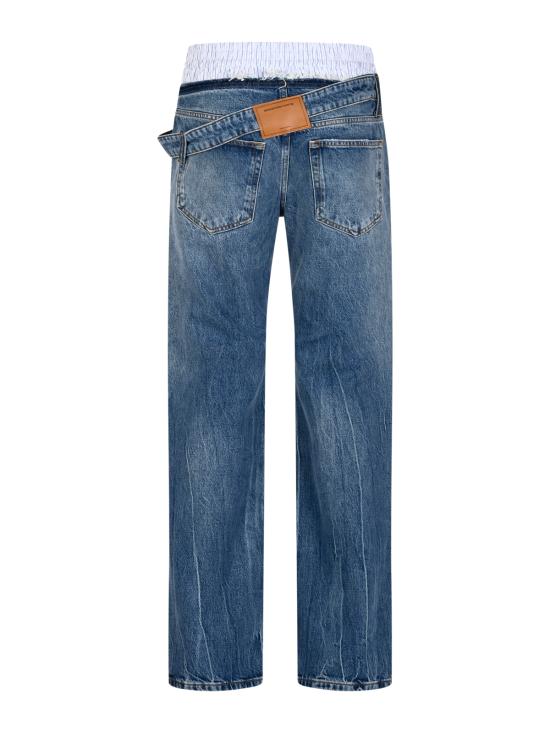 26FW 알렉산더 왕 데님 팬츠 4DC3264123 400C VINTAGE MARBLED BLUE - ALEXANDER WANG