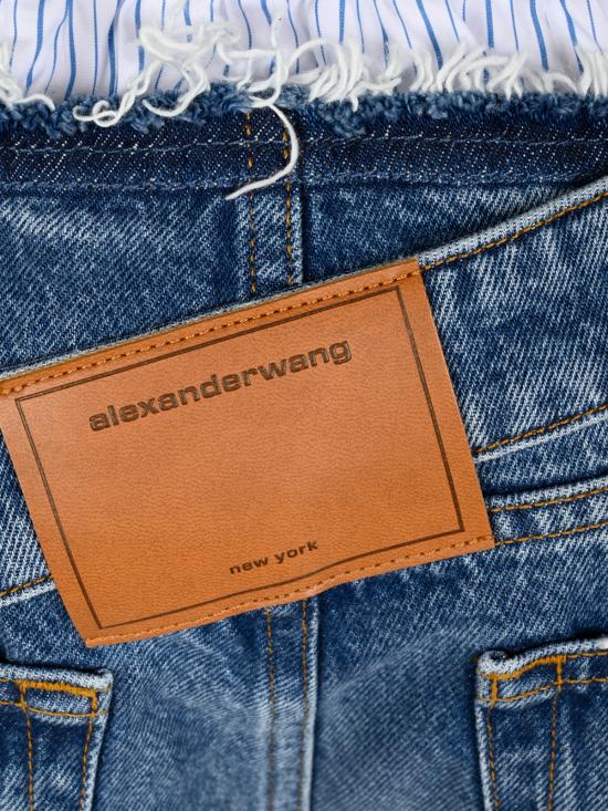 26FW 알렉산더 왕 데님 팬츠 4DC3264123 400C VINTAGE MARBLED BLUE - ALEXANDER WANG