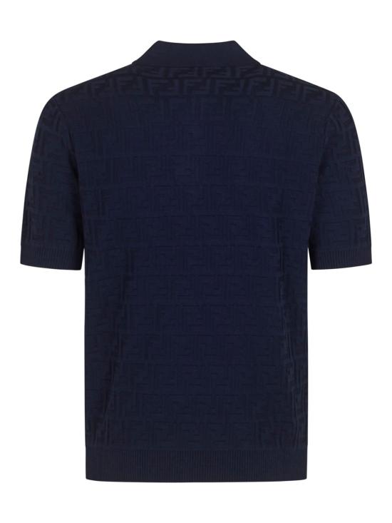 26FW 펜디 폴로 티셔츠 FZC162 AUW0F0QA2 BLU - FENDI