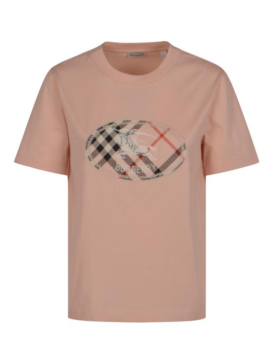 26FW 버버리 반팔 티셔츠 8128060 C5331 COMPACT PINK - BURBERRY