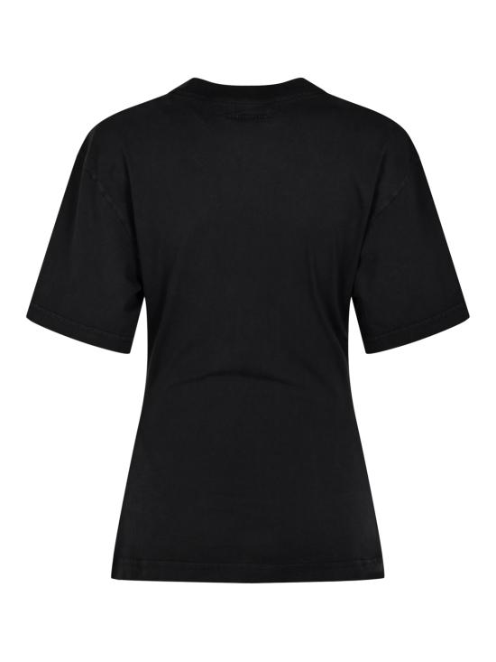 26FW 쿠레쥬 반팔 티셔츠 125JTS168JS0305 9999 BLACK - COURREGES