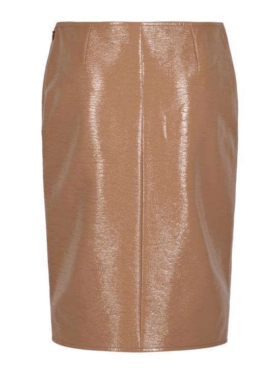 26FW 쿠레쥬 미디 스커트 326CJU397VY0014 1091 BRONZER - COURREGES