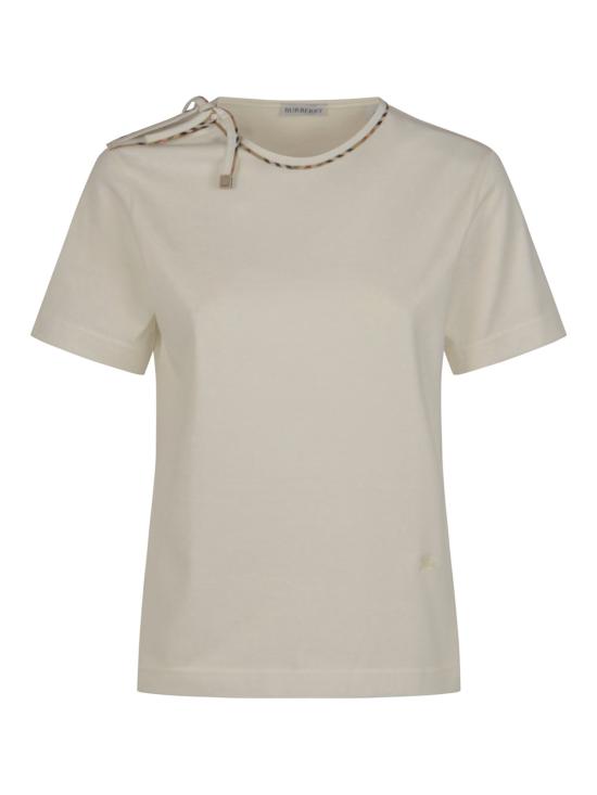 26FW 버버리 반팔 티셔츠 8127210 B7078 CHALK - BURBERRY