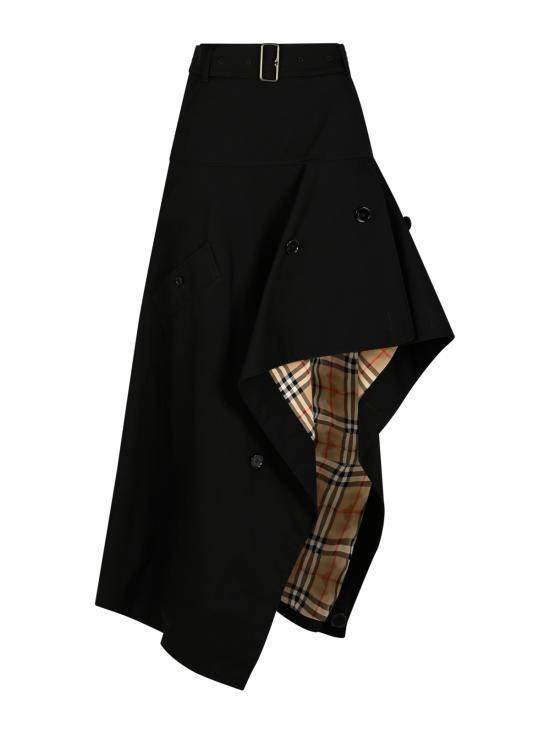 26FW 버버리 롱 스커트 8129543 A1189 Black