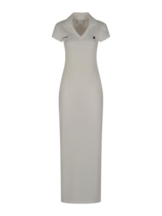 26SS 쿠레쥬 스포츠 폴로 롱 드레스 126JRO807JS0195 0098 HERITAGE WHITE BLACK