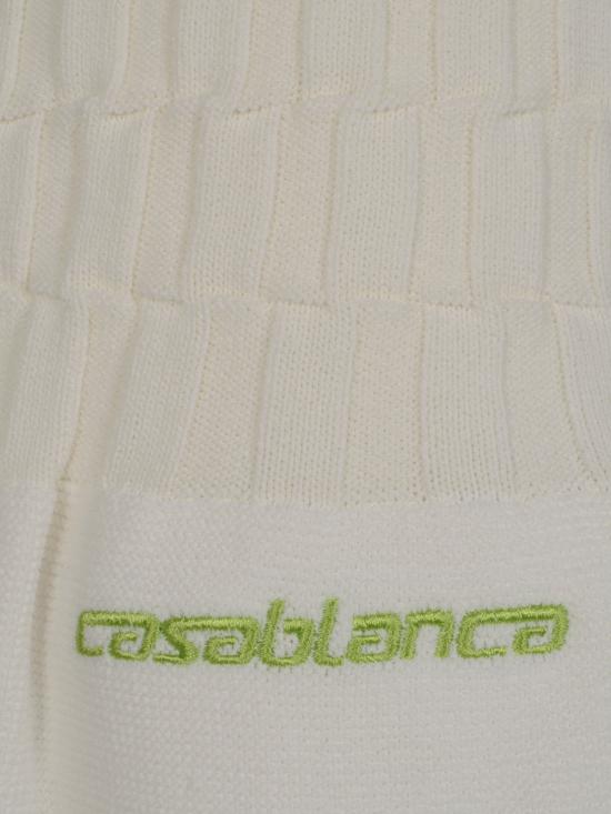 26SS 카사블랑카 숏 스커트 WSP26KW124801 White - CASABLANCA