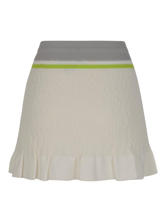 26SS 카사블랑카 숏 스커트 WSP26KW124801 White - CASABLANCA