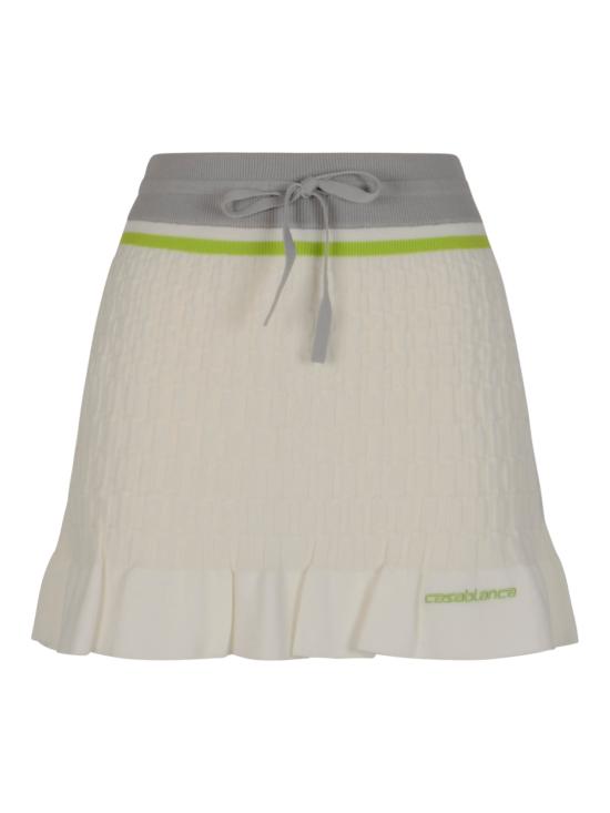 26SS 카사블랑카 숏 스커트 WSP26KW124801 White - CASABLANCA