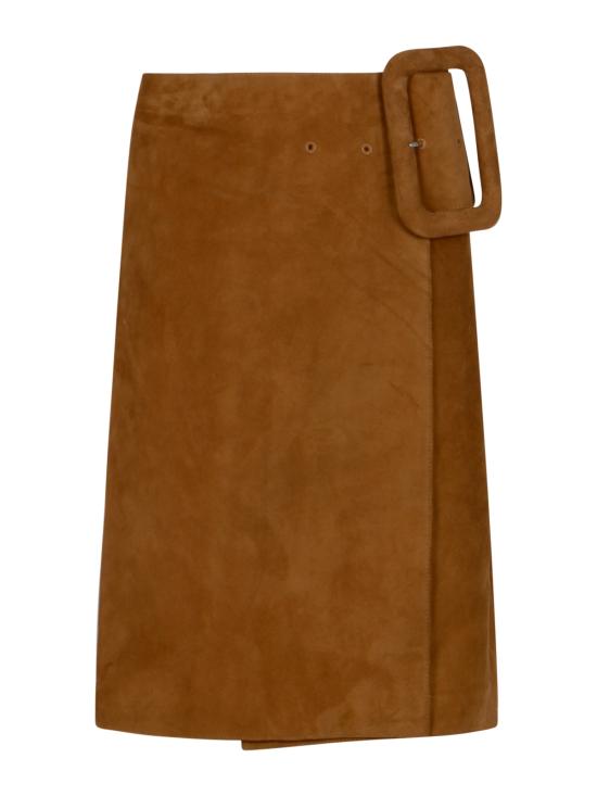 26SS 아미 미디 스커트 FSK463 LH0059236 CARAMEL - AMI