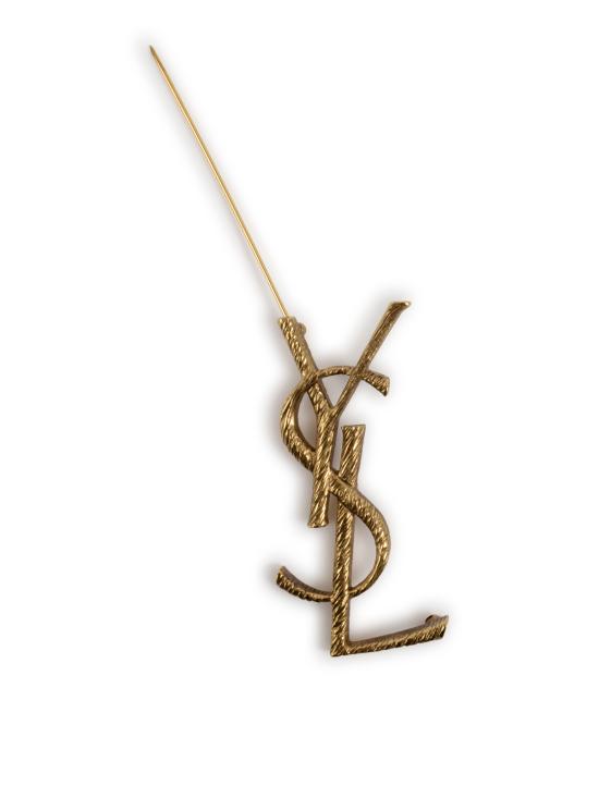 26FW 생로랑 오피움 모노그램 브로치 오피움 모노그램 브로치 670466 Y15008069 - SAINT LAURENT