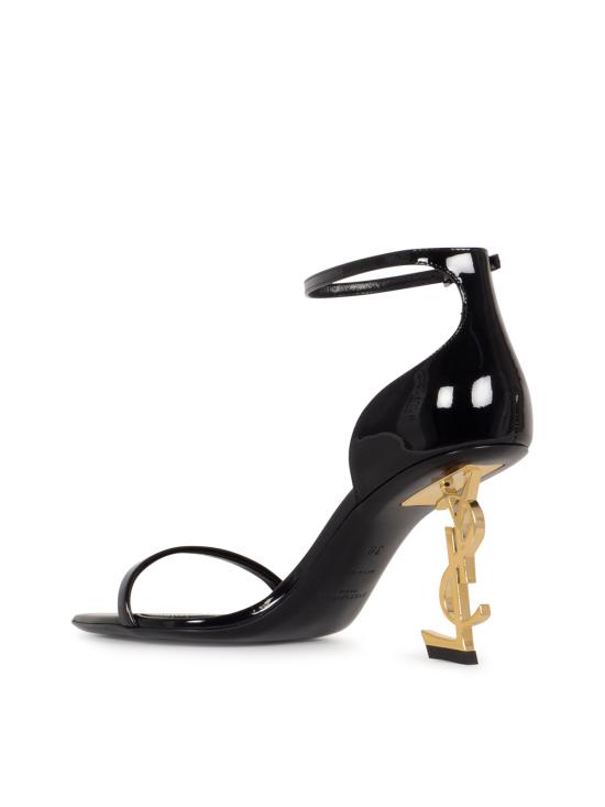 26FW 생로랑 페이턴트 레더 오피움 샌들 557679 1TV1A1000 NERO - SAINT LAURENT