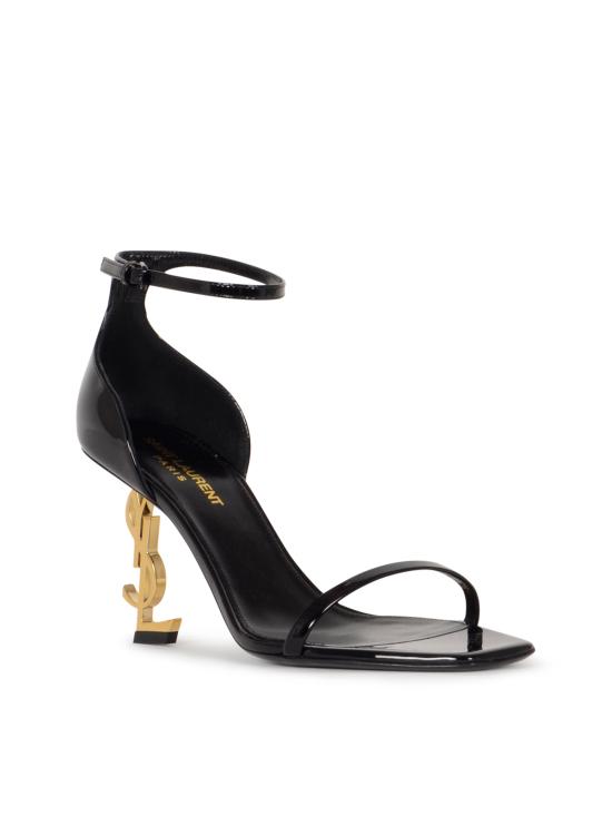 26FW 생로랑 페이턴트 레더 오피움 샌들 557679 1TV1A1000 NERO - SAINT LAURENT