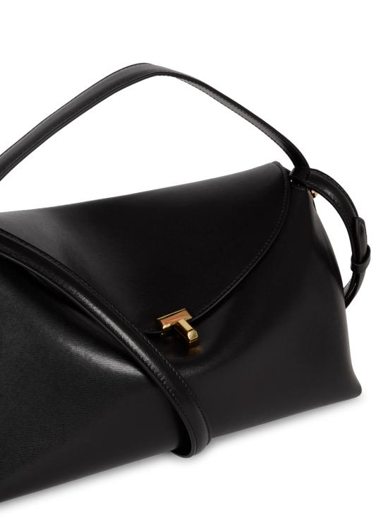 26FW 토템 T락 탑 핸들 백 234WLGBG417 LE0025001 Black - TOTEME