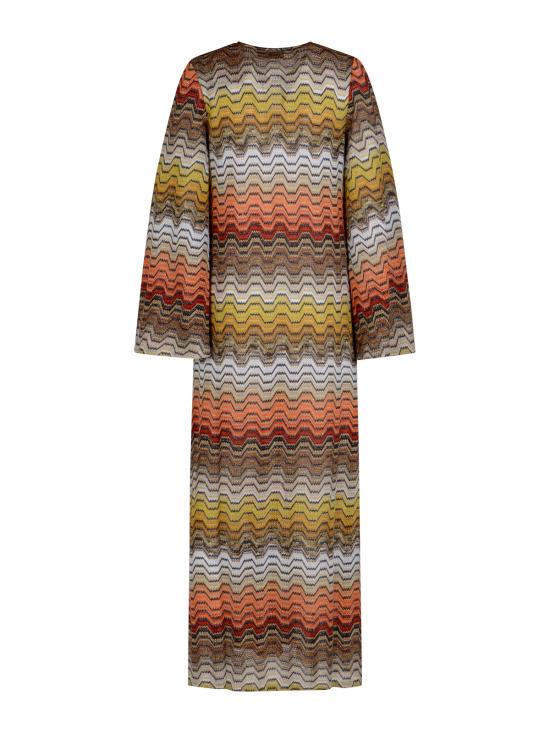 26SS 미소니 미디 원피스 MC26SQ04 BR015DS91SC BLK RED YELLO - MISSONI