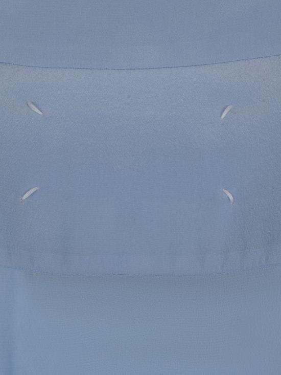 26SS 마르지엘라 롱 슬리브 실크 셔츠 S51DT0028 M35704479 BABY BLUE - MAISON MARGIELA