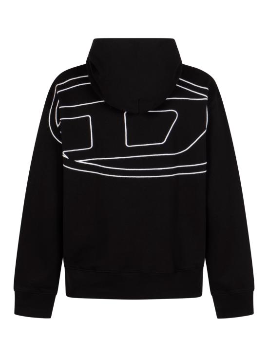 25FW 디젤 S 맥스 후드 메고발 D 후드 A11304 0GYCJ9XX Black - DIESEL