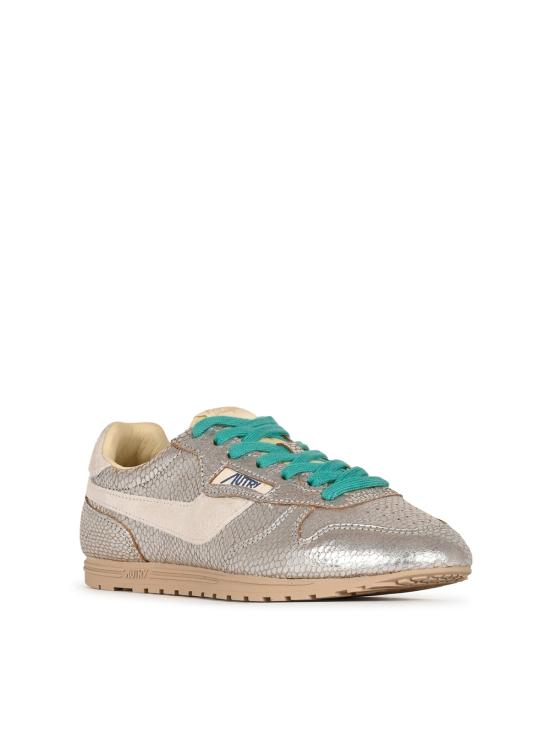 26FW 오트리 WINDSPIN 윈드스핀 스니커즈 WSLW XA01 LEA VIPRINT SILVER WHT - AUTRY