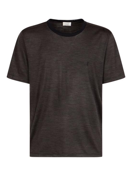 26SS 생로랑 셔츠 858314 Y38AS1079 NOIR MARRON