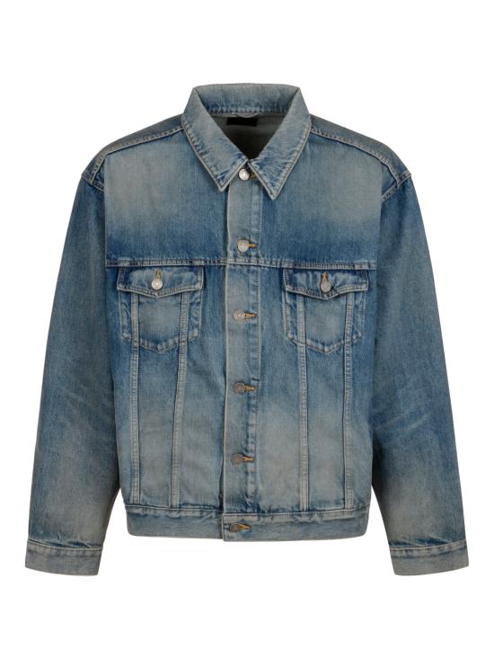 26SS 생로랑 데님 자켓 859157 Y11CA4939 MIDI BLUE