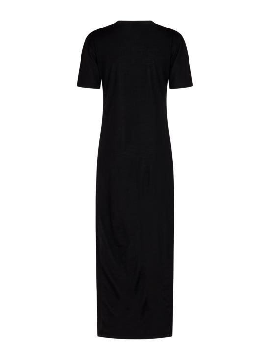 26SS 생로랑 미디 원피스 839059 Y76UO1000 NOIR - SAINT LAURENT