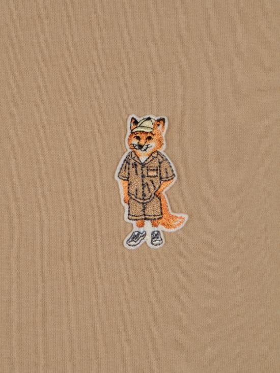 26SS 메종키츠네 드레스드 폭스 컴포트 티셔츠 QM00101KJ7025 0429 ROASTED ALMOND - MAISON KITSUNE