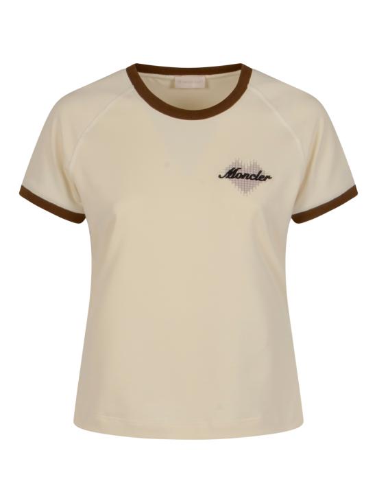26SS 몽클레어 반팔 티셔츠 938C00015 8790F21I LIGHT BEIGE