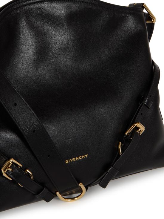 26FW 지방시 부아유 샤이니 레더 미디움 백 BB5131B2AE 001 001 BLACK - GIVENCHY