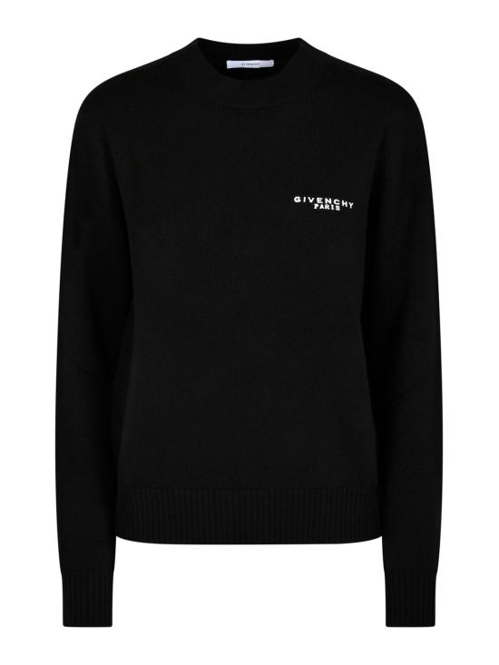 26FW 지방시 스웨터 BW90VW4ZTA 001 001 BLACK