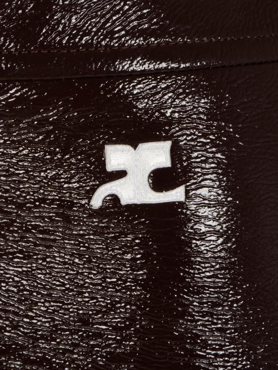 26SS 쿠레쥬 숏 스커트 PERCJU001VY0014 1983 Chocolate - COURREGES