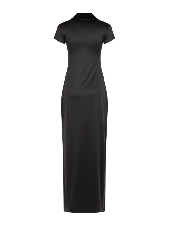 26SS 쿠레쥬 스포츠 폴로 롱 드레스 126JRO807JS0195 B214 CARBONE BLACK - COURREGES
