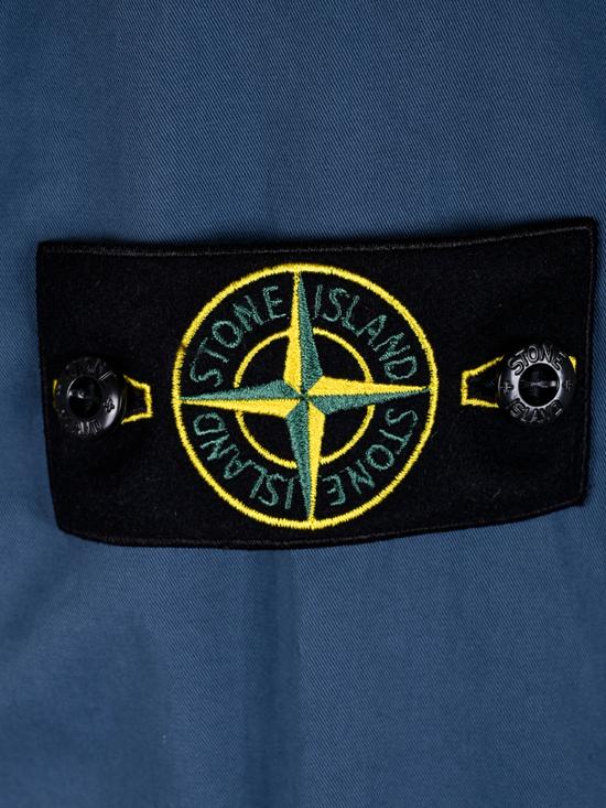26FW 스톤 아일랜드 긴팔 셔츠 1200003 S0A10V002E Slate Blue - STONE ISLAND