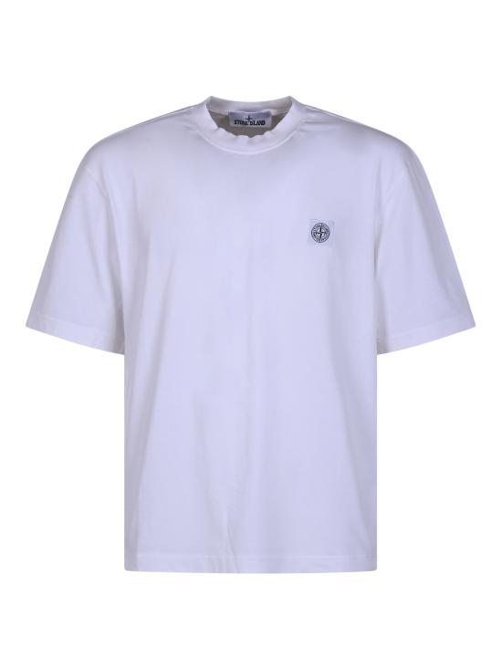 26FW 스톤 아일랜드 반팔 티셔츠 2100030 S0500V0001 White
