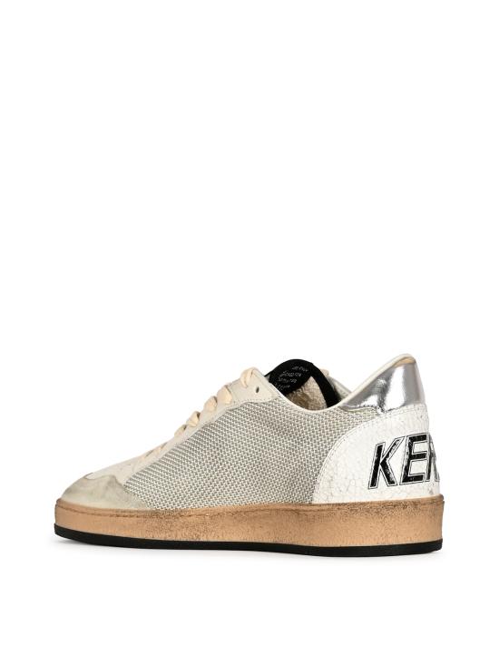 26FW 골든구스 볼 스타 스웨이드 스니커즈 GMF00117 F00321581780 LIGHT SILVER BLACK WHITE SILVE - GOLDEN GOOSE