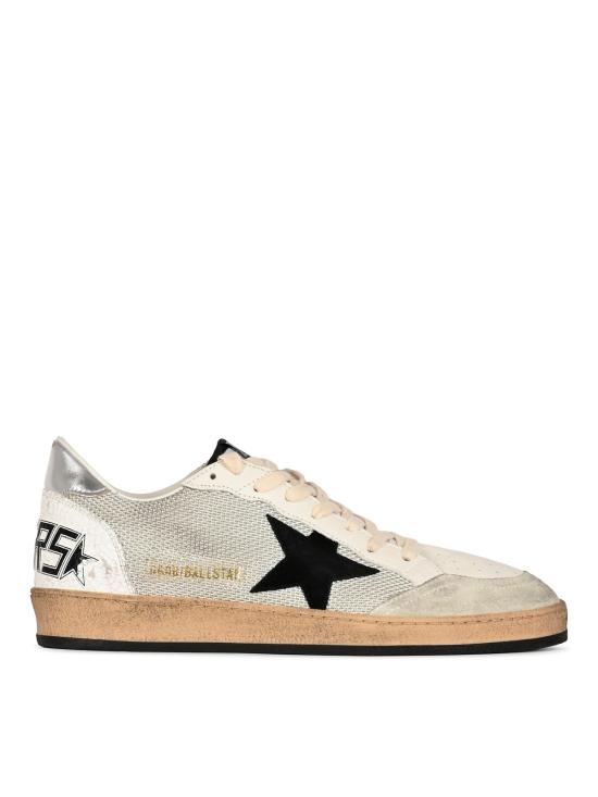 26FW 골든구스 볼 스타 스웨이드 스니커즈 GMF00117 F00321581780 LIGHT SILVER BLACK WHITE SILVE - GOLDEN GOOSE