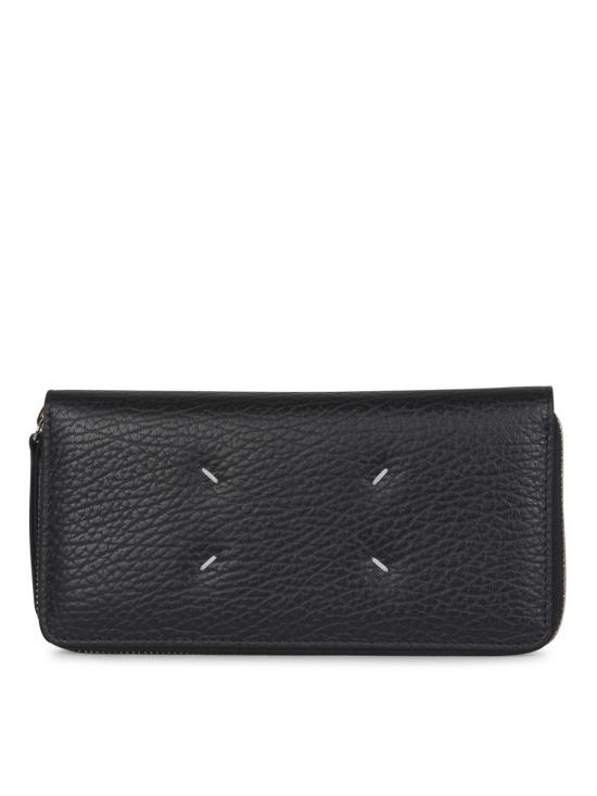 26FW 마르지엘라 4스티치 집어라운드 장지갑 S56UI0110 P4455T8013 BLACK - MAISON MARGIELA