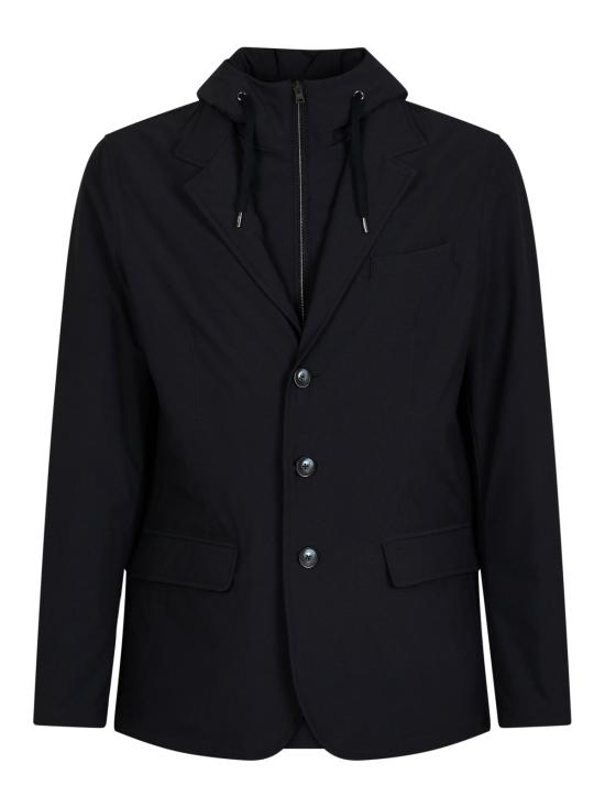 26FW 에르노 스트레치 컴포트 나일론 리조트 블레이저 GA00018UR 12742S9200 BLU NAVY - HERNO