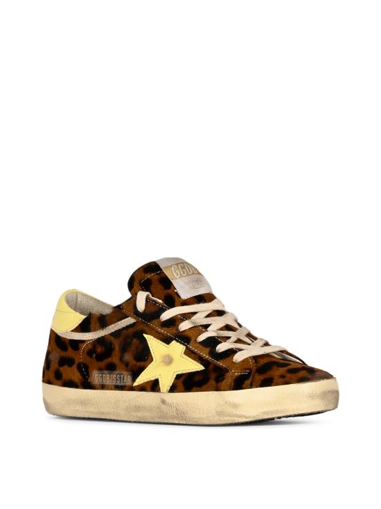 26FW 골든구스 SUPER STAR 슈퍼 스타 클래식 스니커즈 GWF00101 F00868555801 LEOPARD PALE YELLOW - GOLDEN GOOSE