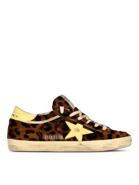 26FW 골든구스 SUPER STAR 슈퍼 스타 클래식 스니커즈 GWF00101 F00868555801 LEOPARD PALE YELLOW - GOLDEN GOOSE