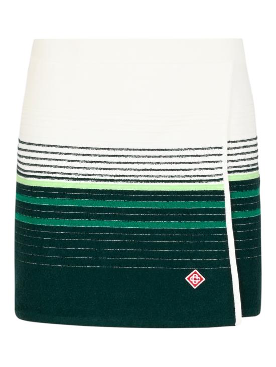 26FW 카사블랑카 숏 스커트 WPF26KW139601 WHITE GREEN - CASABLANCA